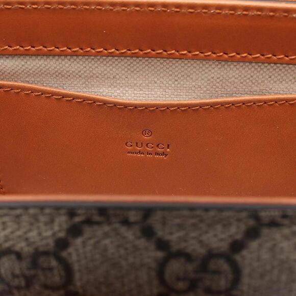 GUCCI Brown Leather Bamboo Fanny Pack - Picture 5 of 6